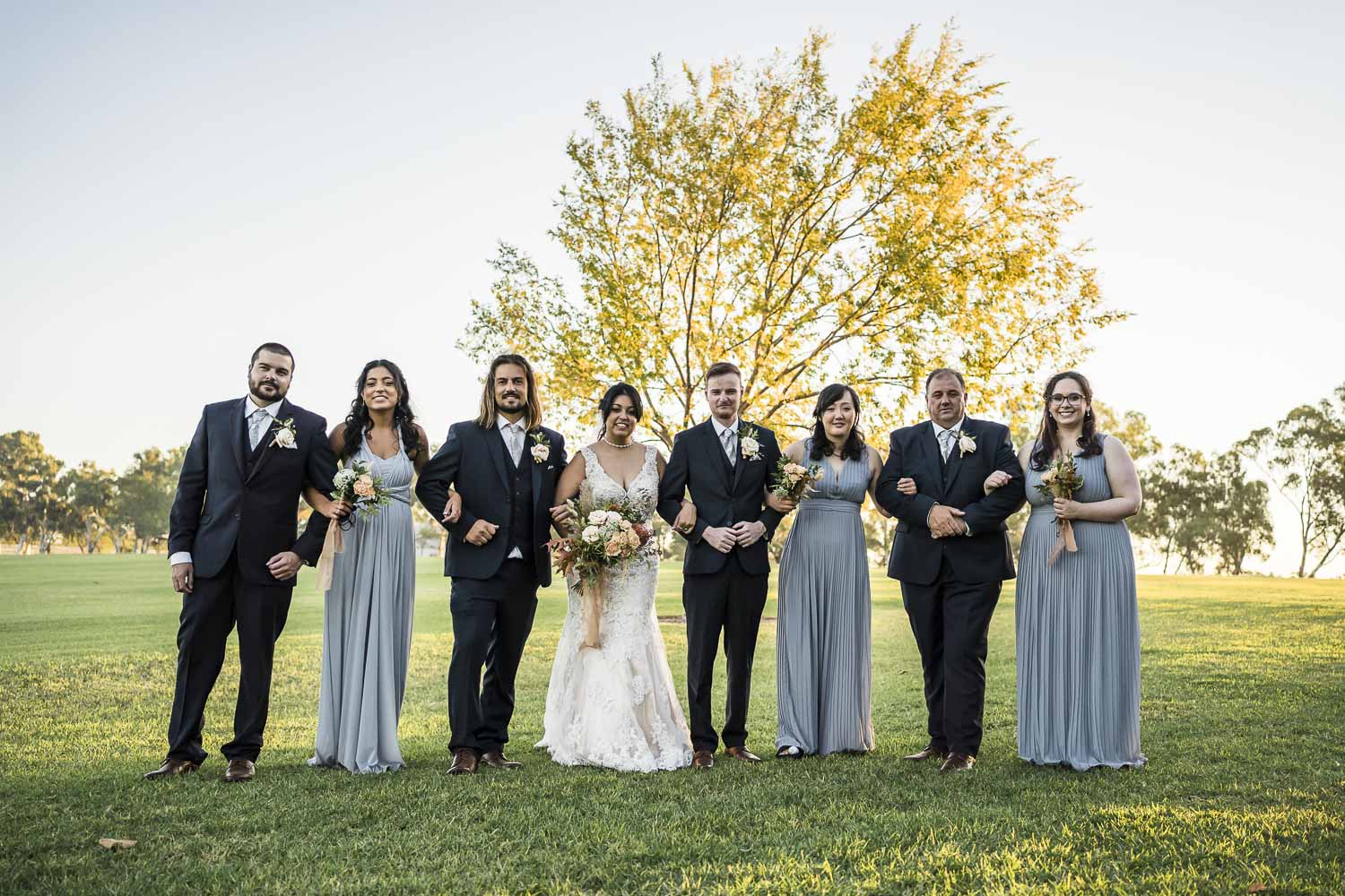 Bridal party Sandalford Winery